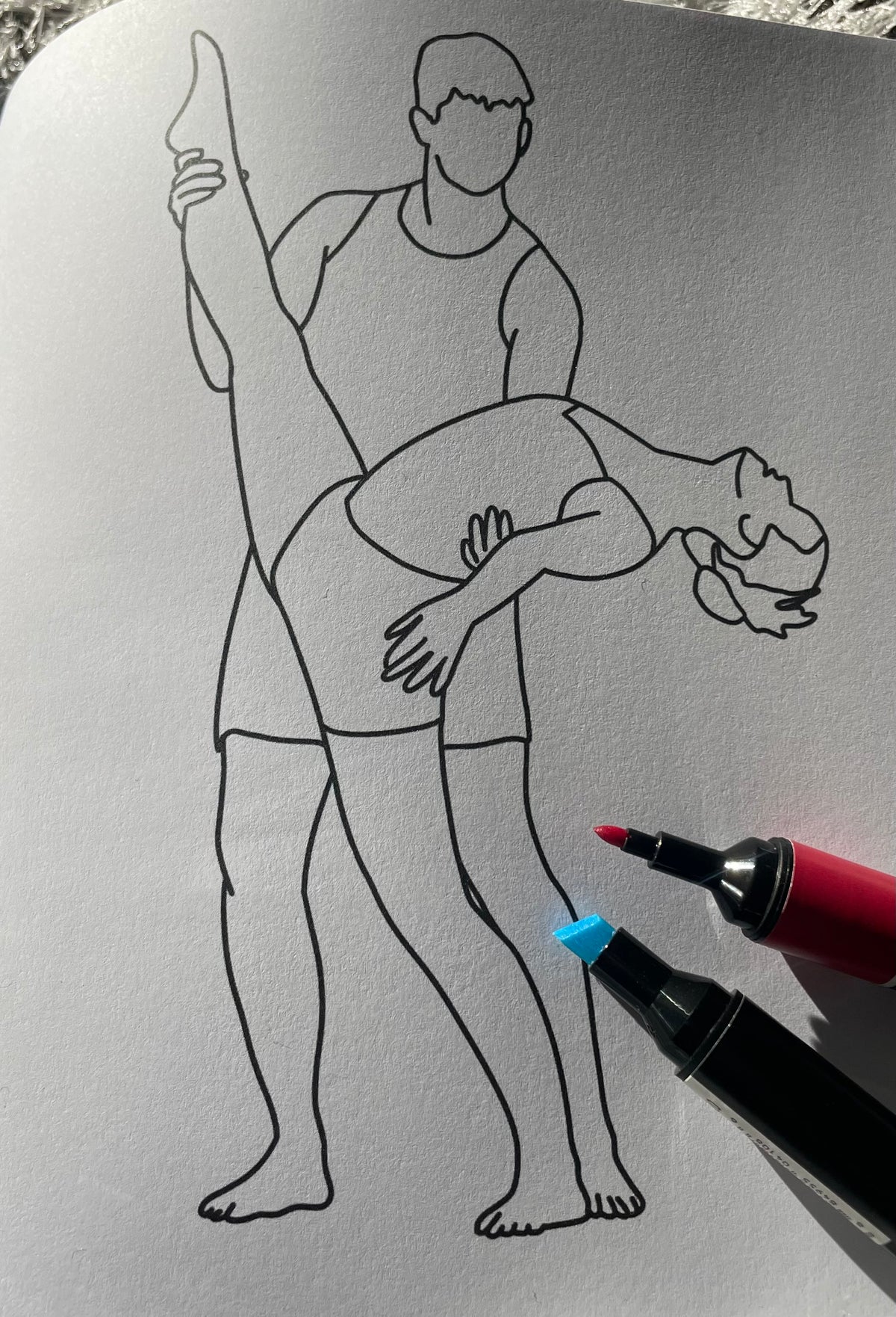 Dance Colouring Book
