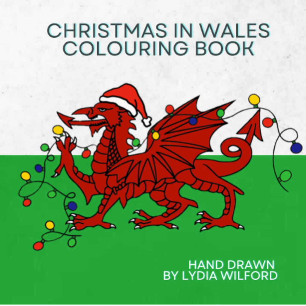 Christmas in Wales Colouring Book